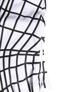 Dolce & Gabbana Men White Stripes Nylon Ski Mask Balaclava Hat