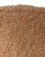 Dolce & Gabbana Beige Virgin Wool Fur Women Knitted Capello Hat