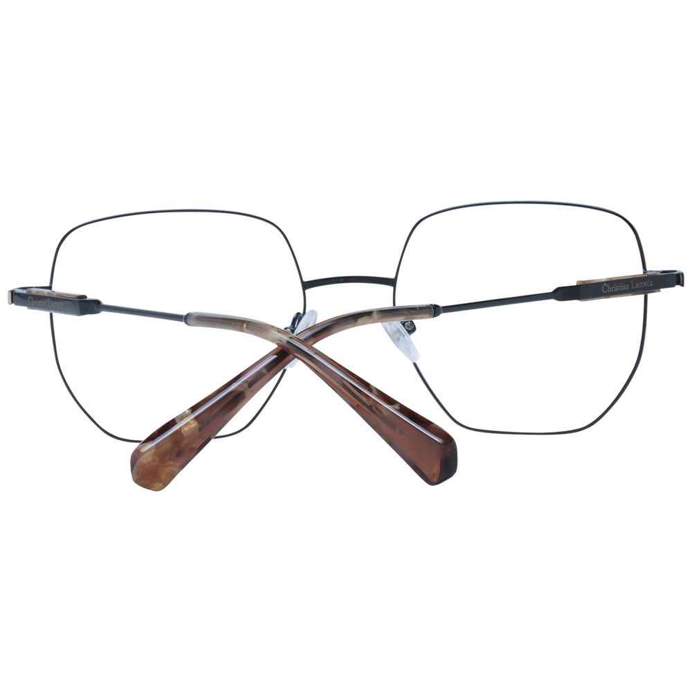 Christian Lacroix Black Stainless Steel Glasses (Frames)