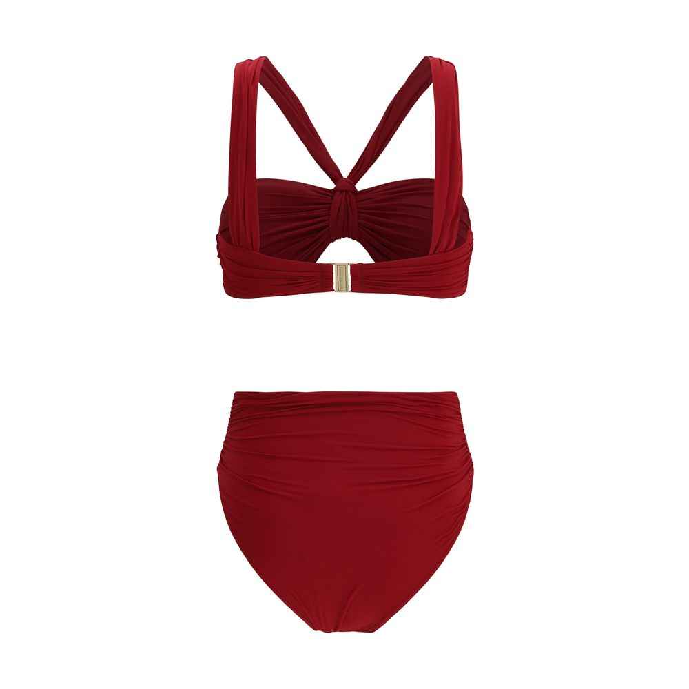Zimmermann Bordeaux Polyester Bikini