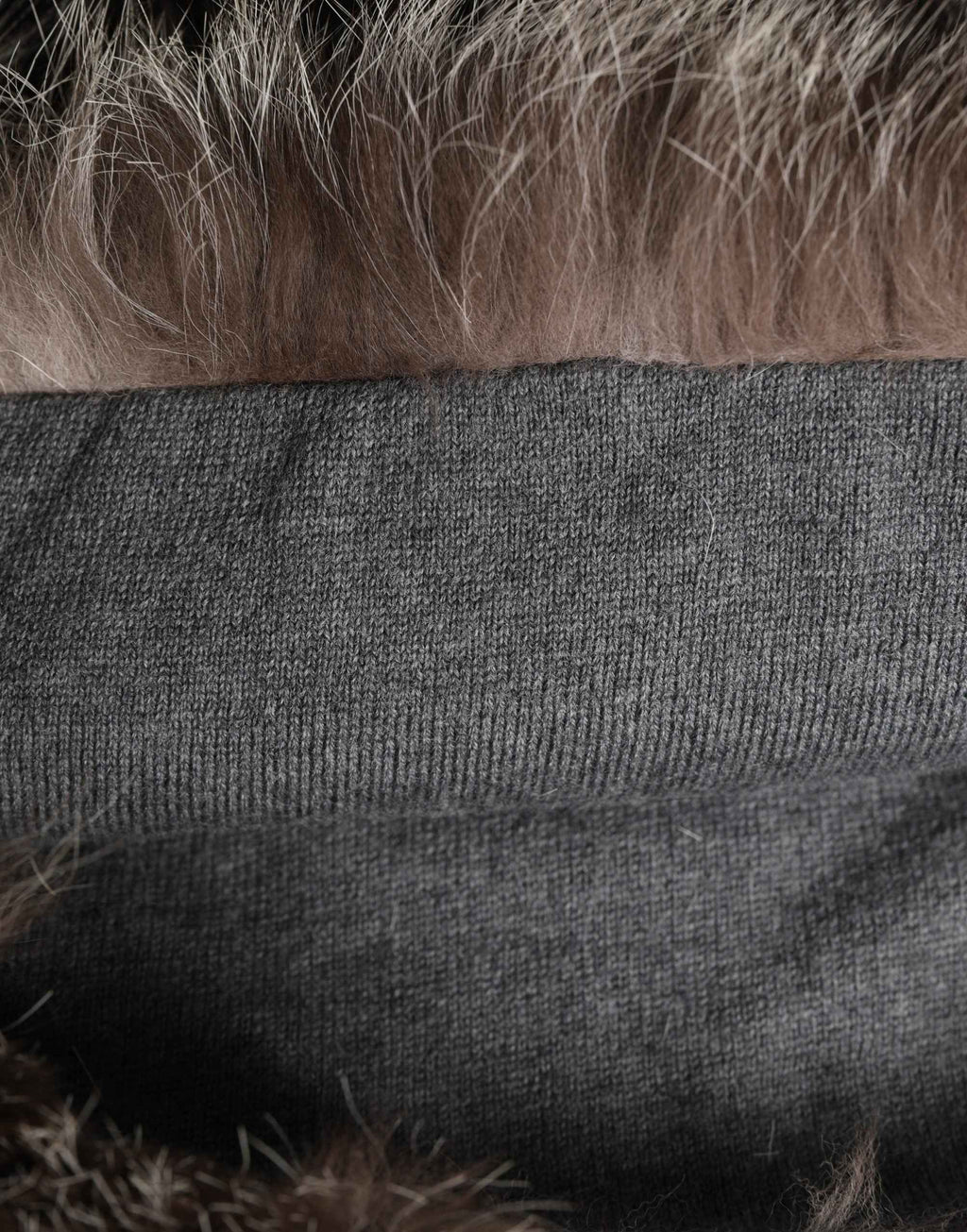 Dolce & Gabbana Brown Faux Fur Whole Head Wrap Capello Hat