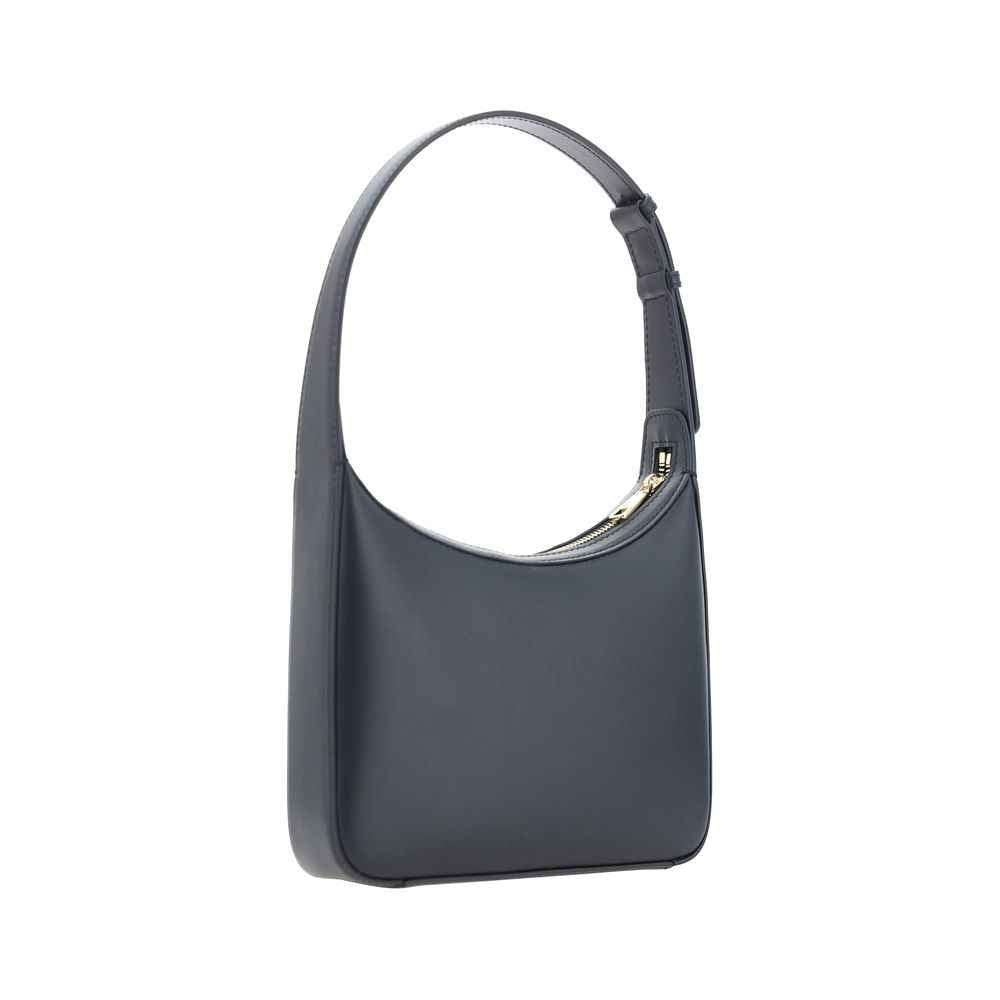 Dolce & Gabbana Black Calf Leather Bos Taurus Shoulder Bag