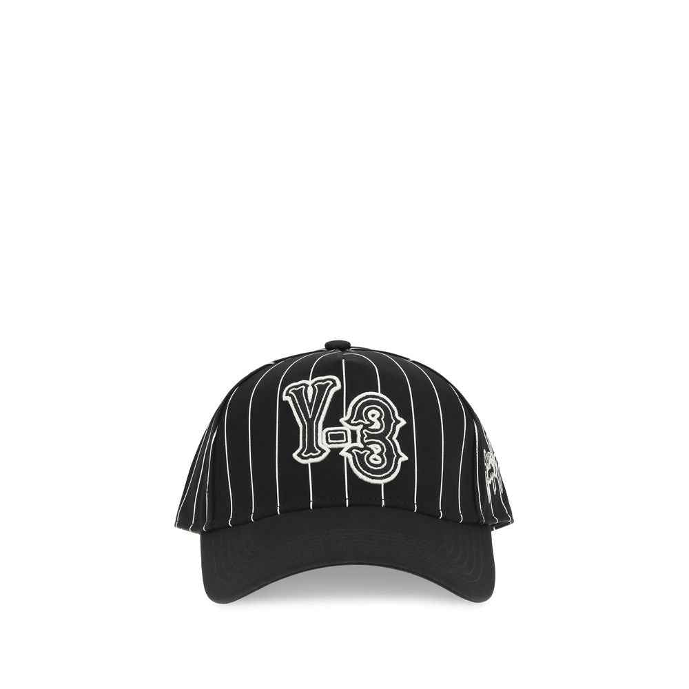 Y-3 Black Polyester Cap (Baseball Hat)