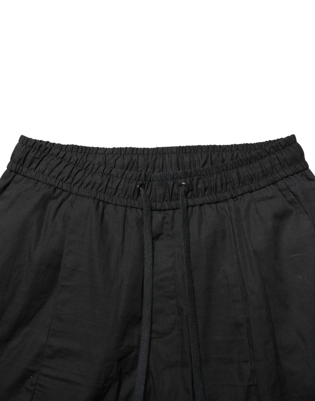 Dolce & Gabbana Black Cotton Skinny Men Jogger Trouser Pants