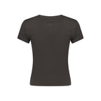 Tommy Hilfiger Black Cotton Women T-Shirt
