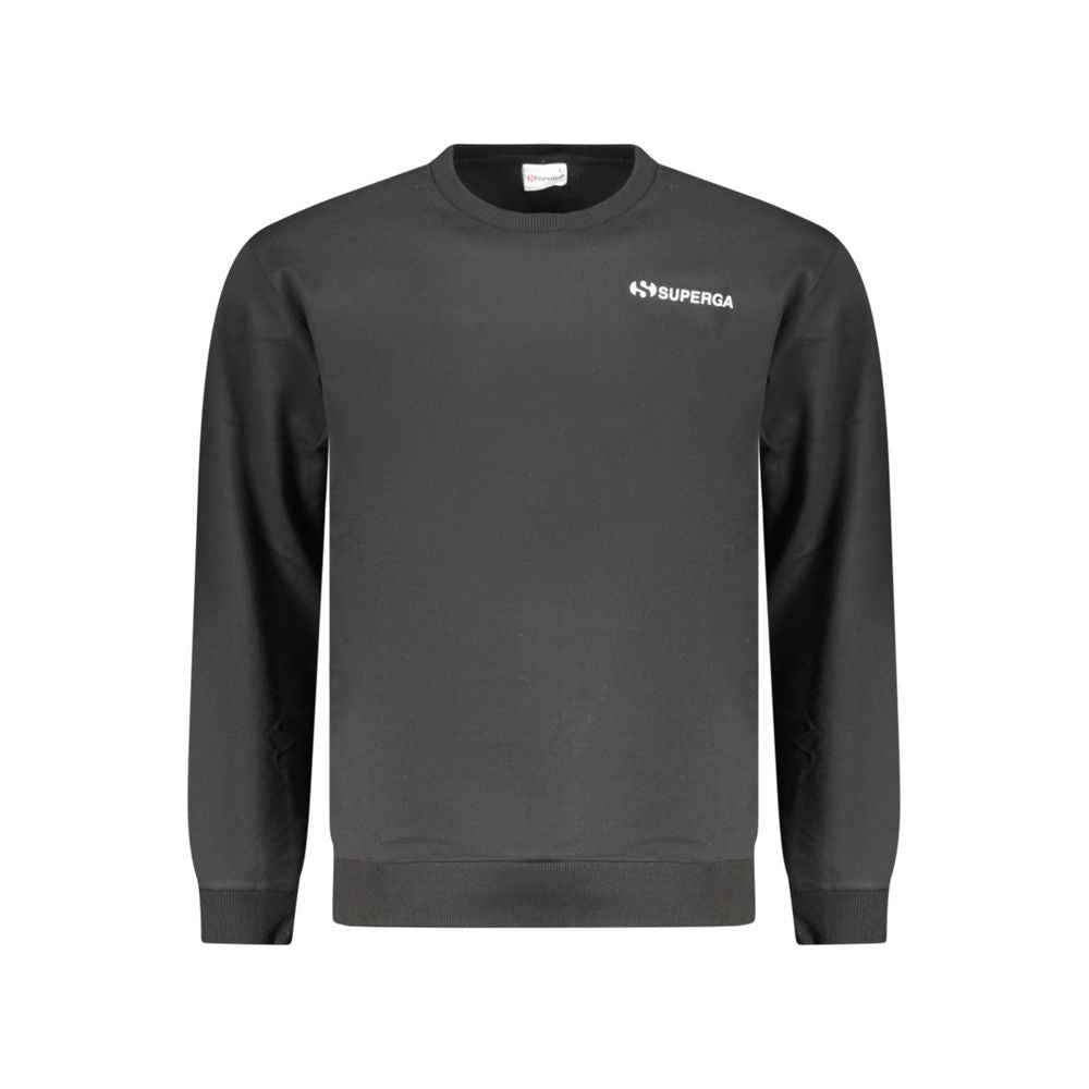 Superga Black Cotton Men's Sweatshirt