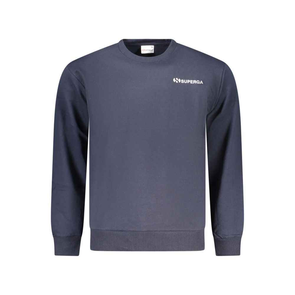 Superga Blue Cotton Men's Sweatshirt