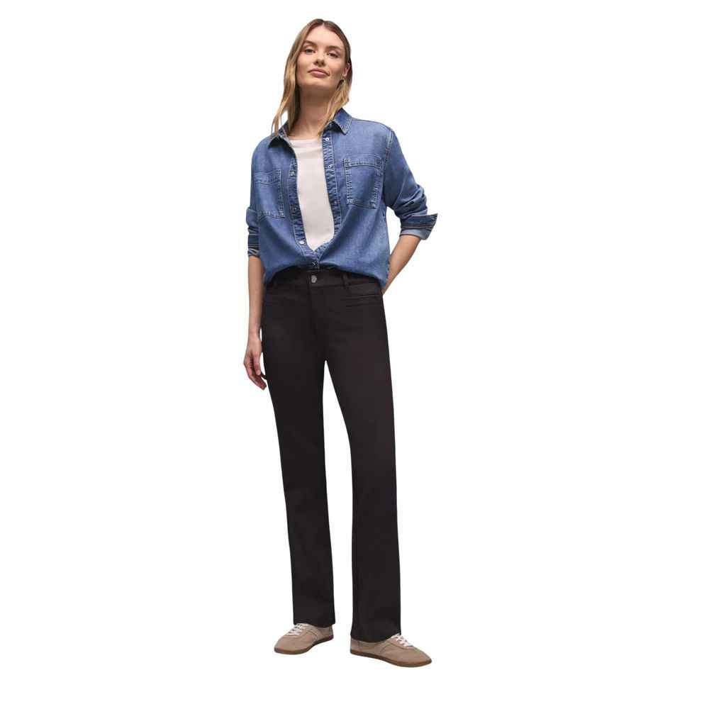 Street One Black Polyamide Bootcut Jeans