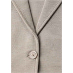 Street One Beige Polyacrylic Blazer