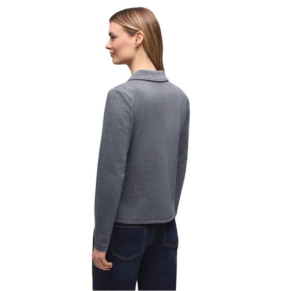 Street One Blue Polyacrylic Blazer