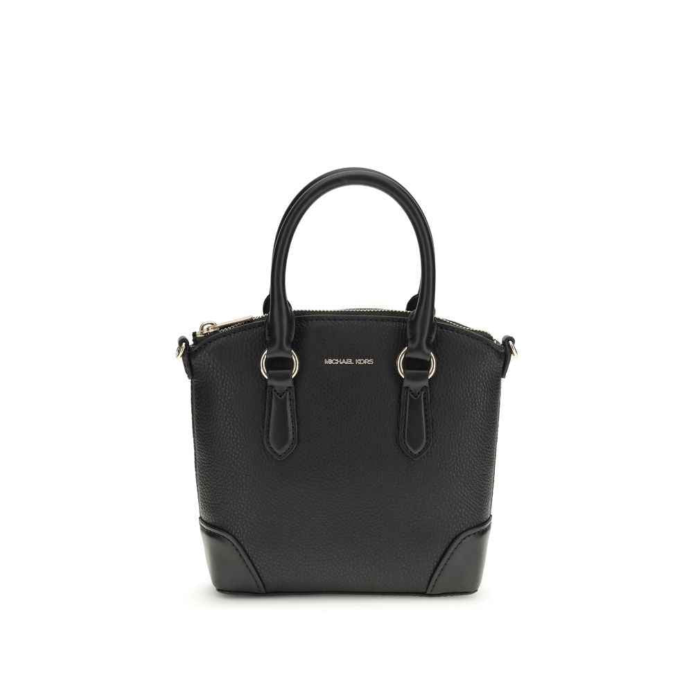 Michael Kors Black Calf Leather Bos Taurus Shoulder Bag