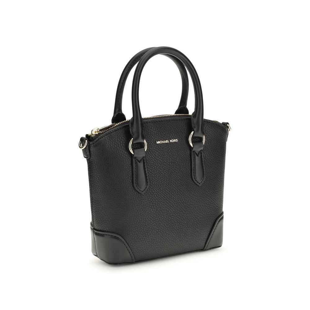 Michael Kors Black Calf Leather Bos Taurus Shoulder Bag