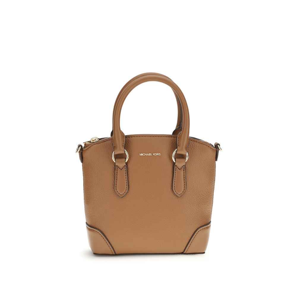 Michael Kors Beige Calf Leather Bos Taurus Shoulder Bag