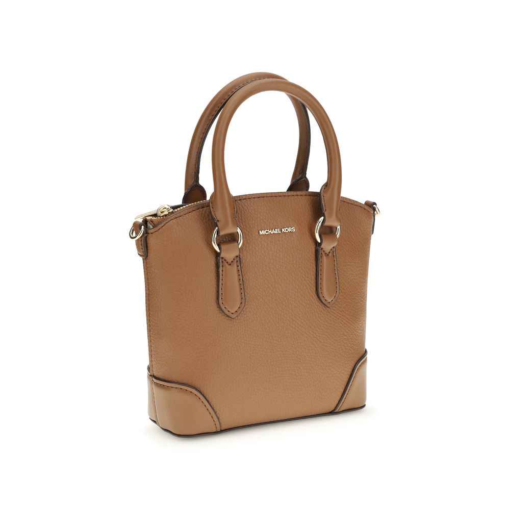 Michael Kors Beige Calf Leather Bos Taurus Shoulder Bag