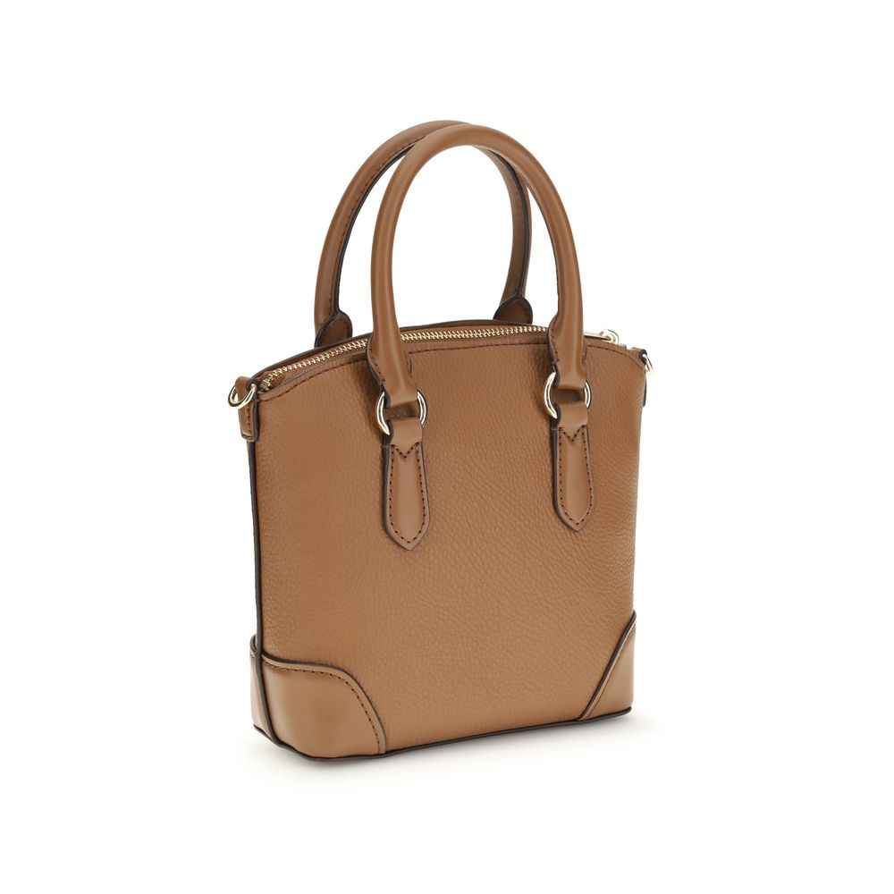 Michael Kors Beige Calf Leather Bos Taurus Shoulder Bag