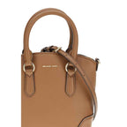 Michael Kors Beige Calf Leather Bos Taurus Shoulder Bag