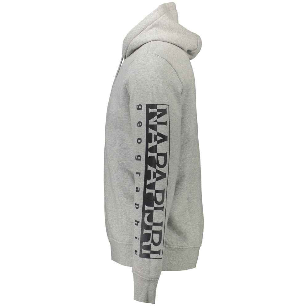 Napapijri Gray Cotton Men Sweater