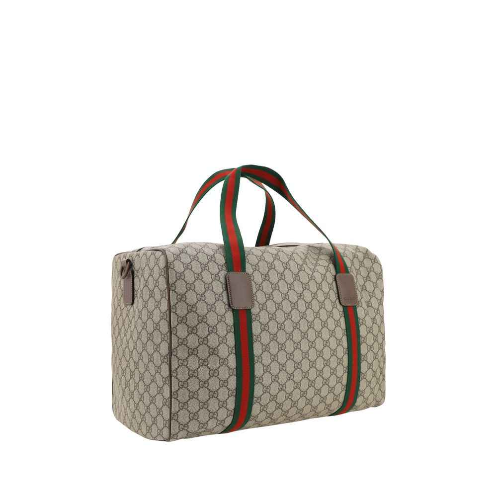 Gucci Brown Polyethylene Luggage And Travel