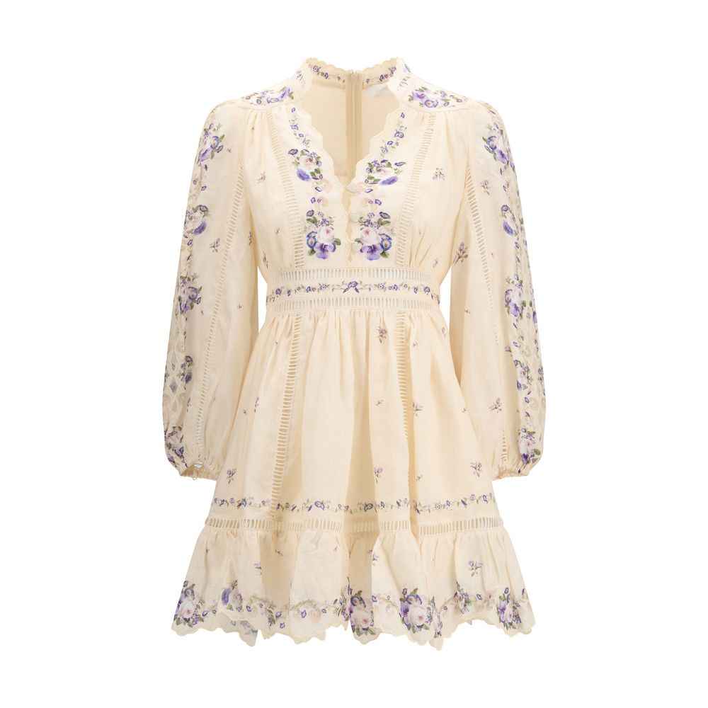 Zimmermann Beige Linen Casual Dress