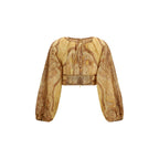 Zimmermann Bicolor Cotton Blouse