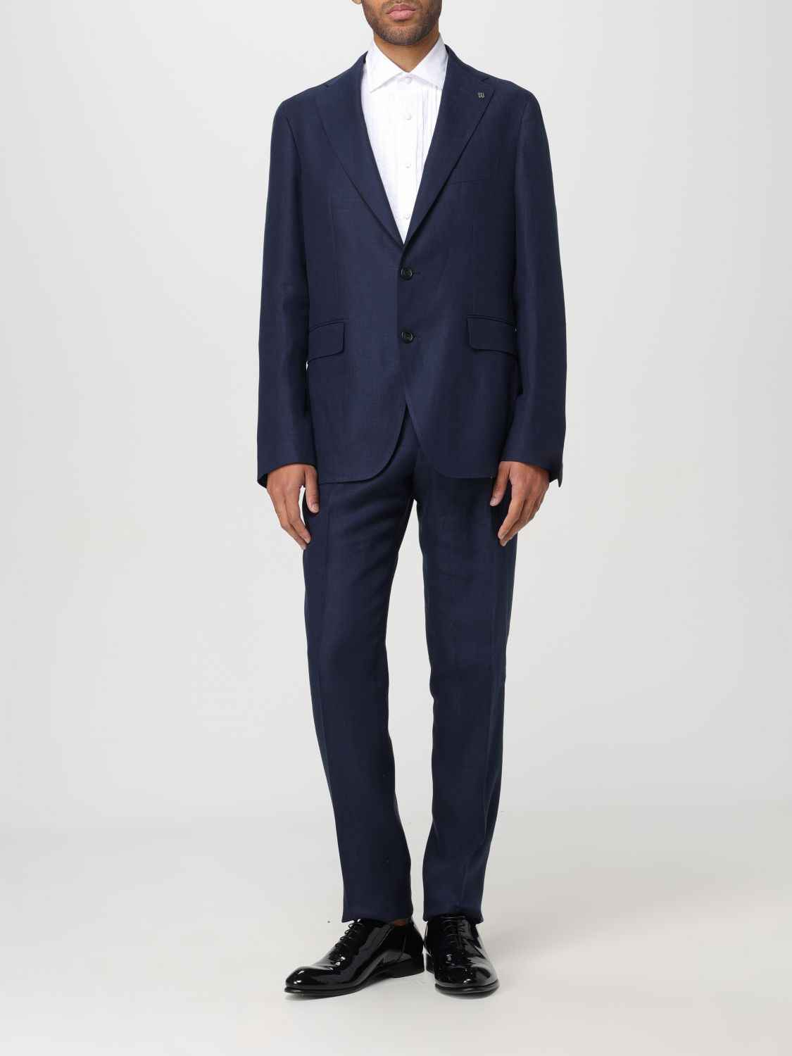 Tagliatore Multicolor Wool Two-Piece Suit