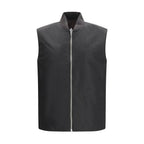 Diesel Brown Polyamide Sleeveless Jacket