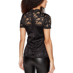 Vila Clothes Black Polyamide T-Shirt