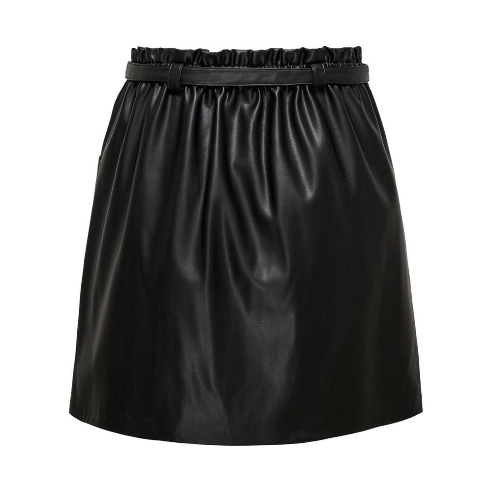 Only Black Polyester Mini Skirt