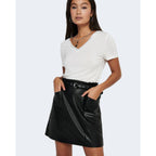 Only Black Polyester Mini Skirt