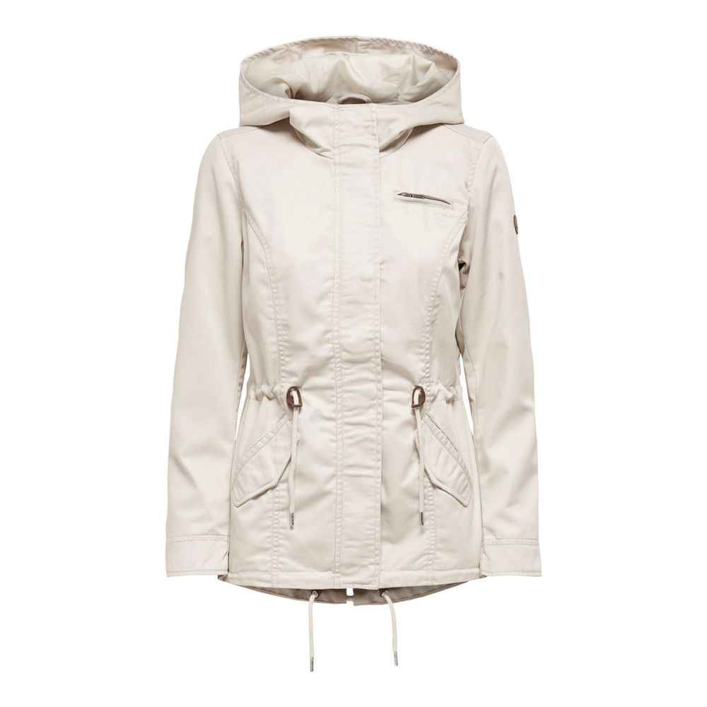 Only Beige Polyester Parka