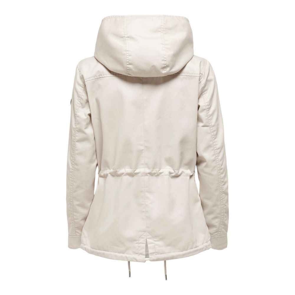 Only Beige Polyester Parka