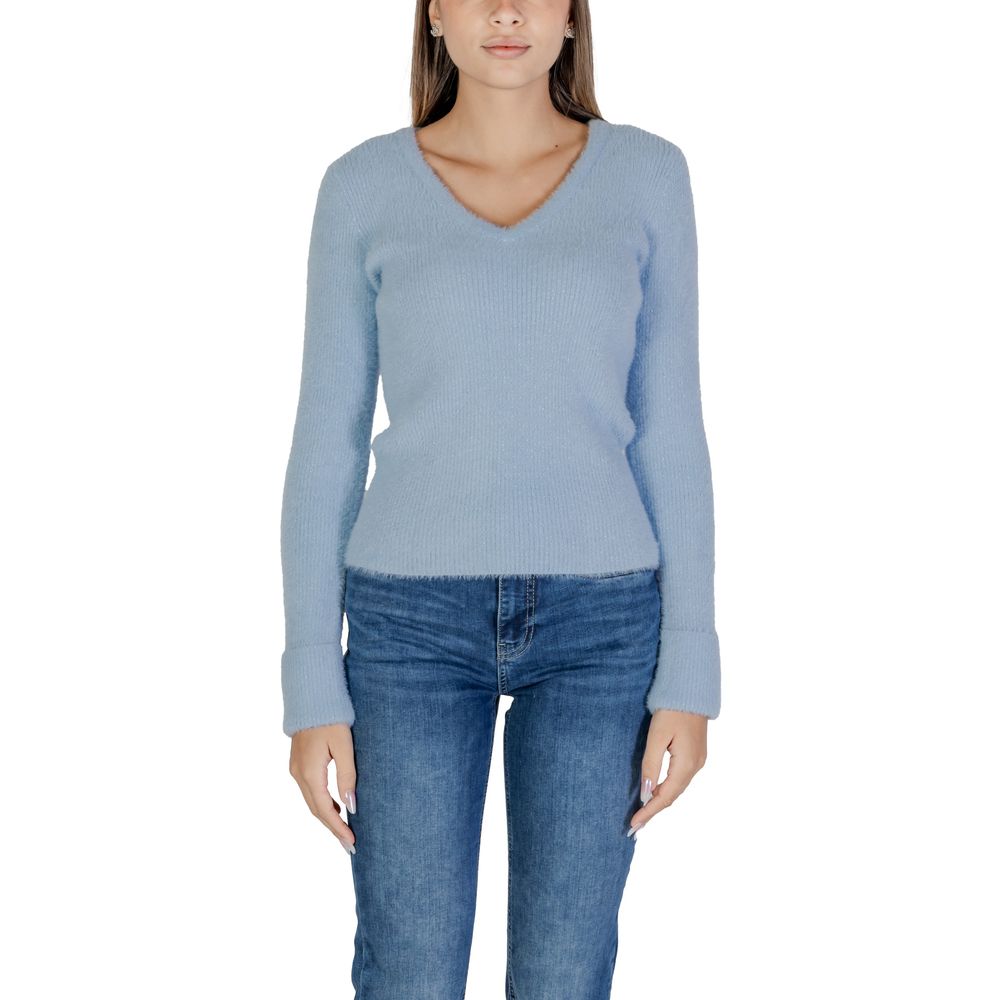 Morgan De Toi Blue Polyamide Sweatshirt