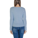 Morgan De Toi Blue Polyamide Sweatshirt