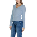 Morgan De Toi Blue Polyamide Sweatshirt