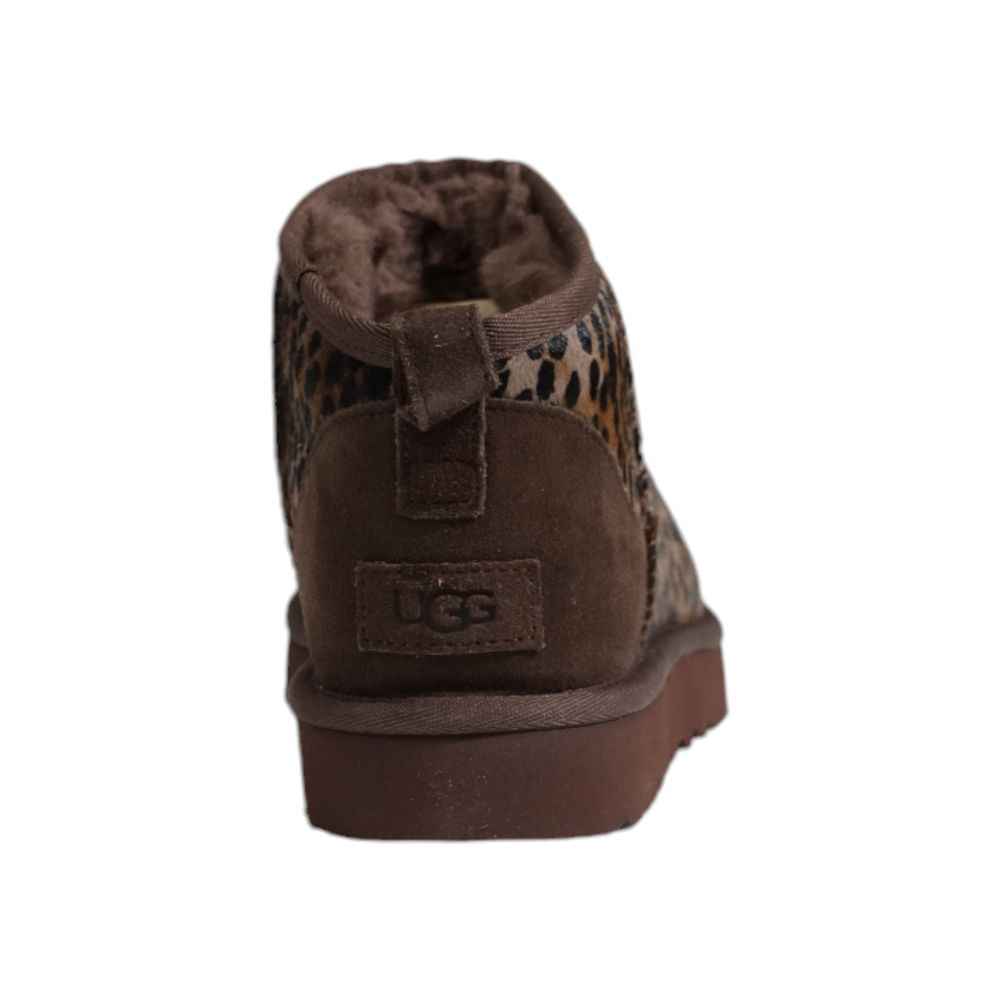 UGG Brown Suede Leather Ankle Boots