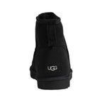 UGG Black Suede Leather Ankle Boots