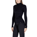 Morgan De Toi Black Viscose Turtleneck
