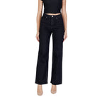 Vero Moda Black Cotton Mom Jeans