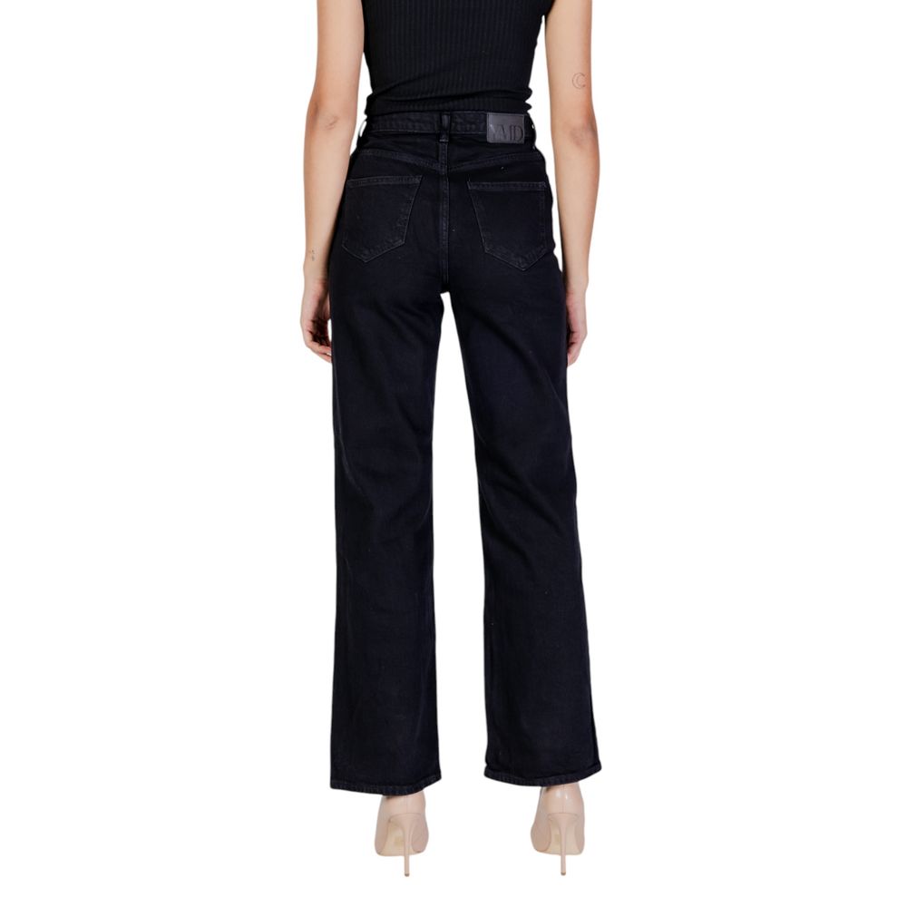 Vero Moda Black Cotton Mom Jeans
