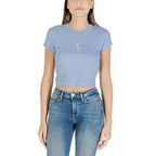 Calvin Klein Jeans Blue Cotton T-Shirt