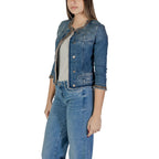 Liu Jo Light Blue Cotton Denim Jacket