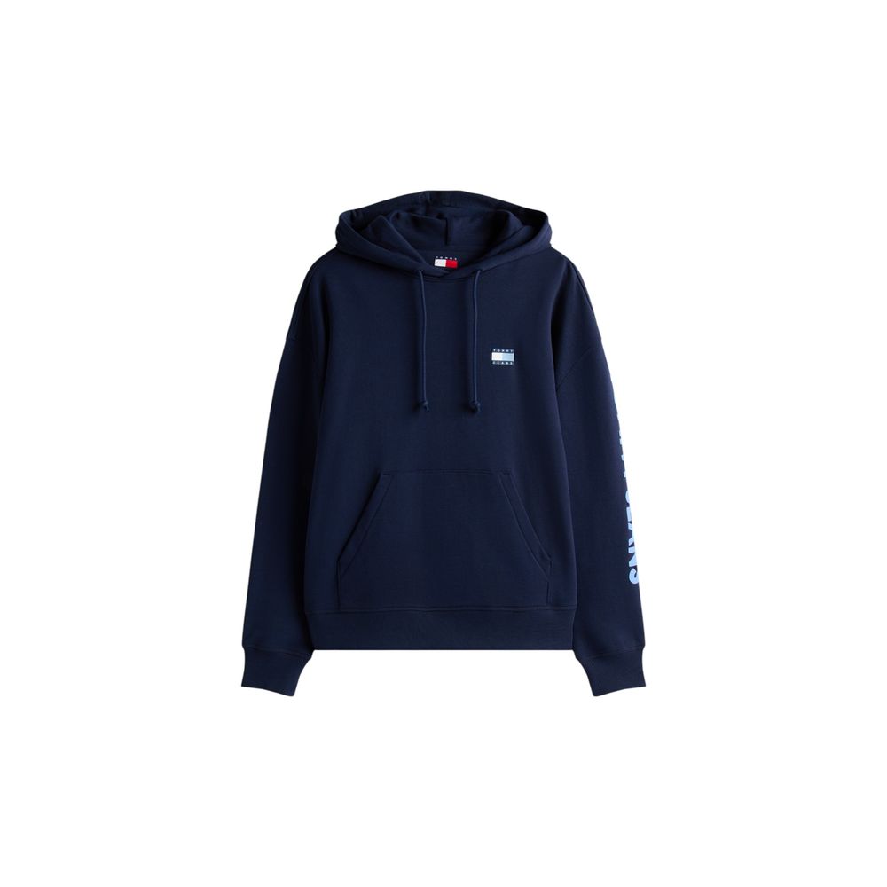 Tommy Hilfiger Jeans Blue Recycled Cotton Hoodie