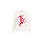 Tommy Hilfiger Jeans Cream Recycled Cotton Sweatshirt