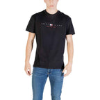 Tommy Hilfiger Jeans Black Recycled Cotton T-Shirt