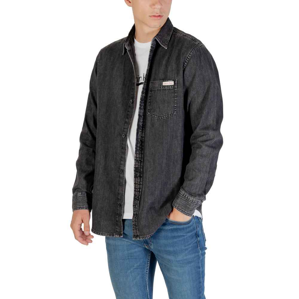 Calvin Klein Jeans Black Denim Shirt