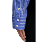 Calvin Klein Jeans Blue Cotton Blouse
