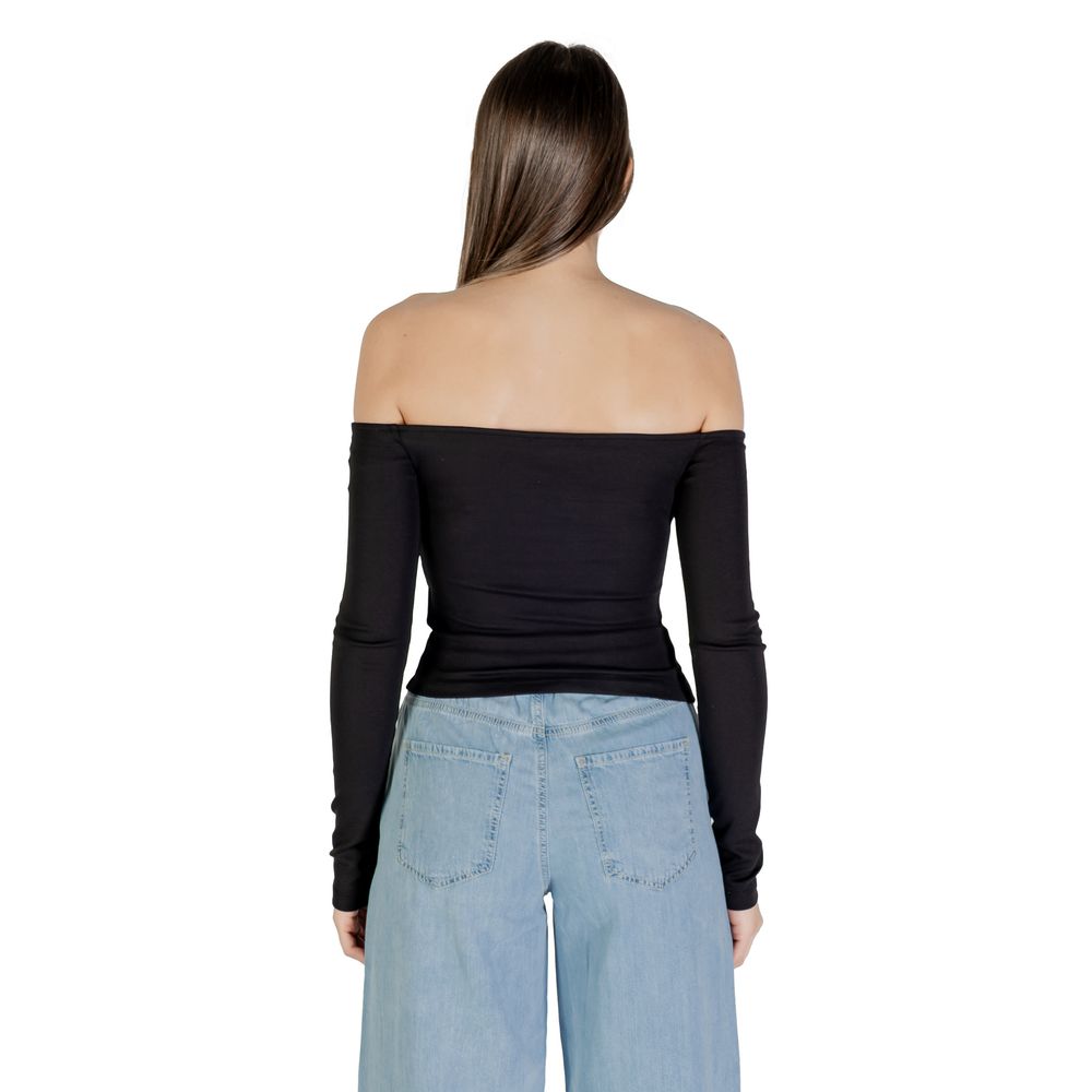 Tommy Hilfiger Jeans Black Recycled Cotton Long Sleeve T-Shirt