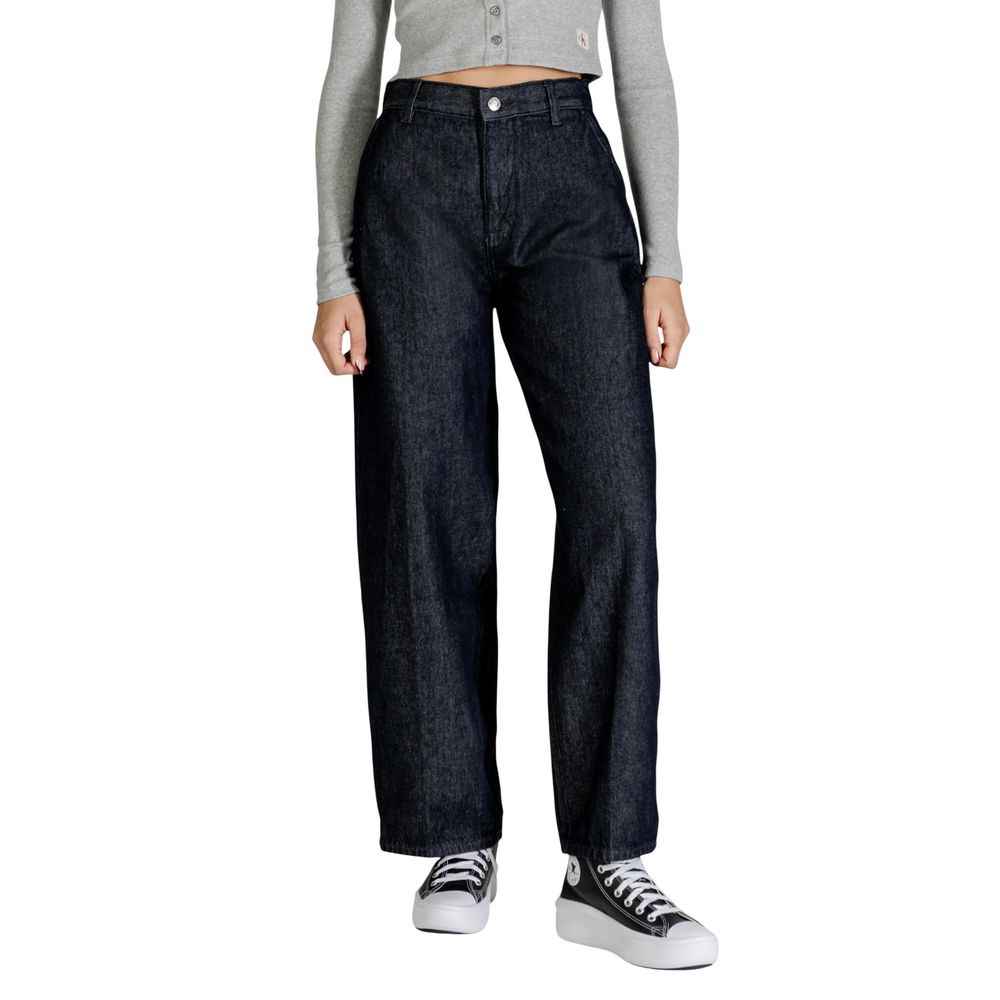 Calvin Klein Jeans Blue Cotton Bootcut Jeans