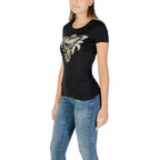 Guess Black Cotton T-Shirt
