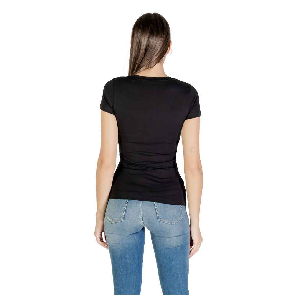 Guess Black Cotton T-Shirt
